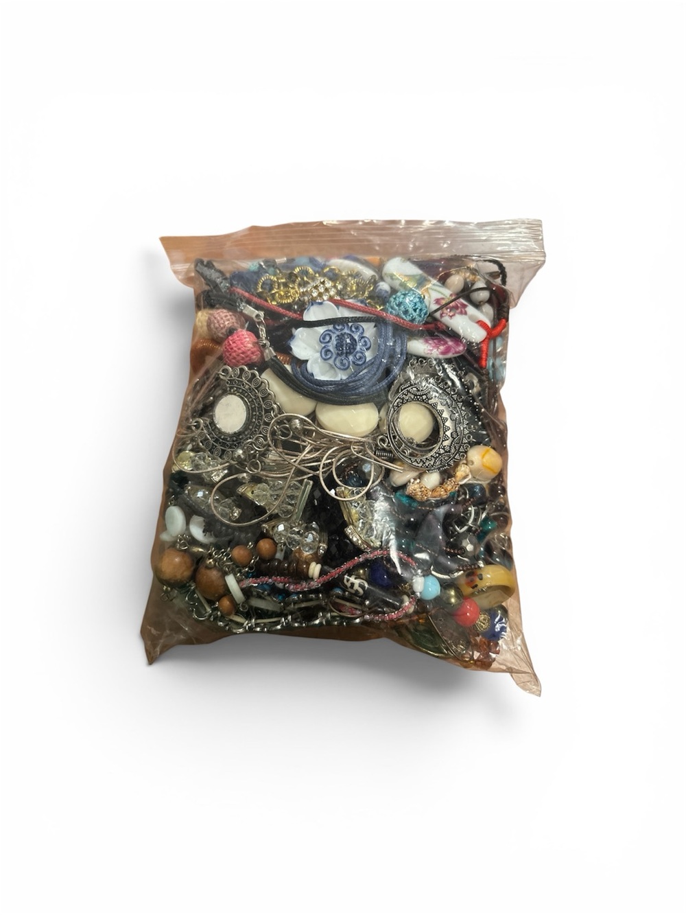 Mystery jewelry bag , boho vintage modern lot